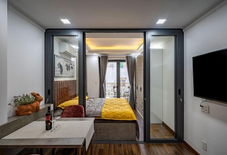 Căn hộ studio full nội thất có ban công ngay CV Lê Thị Riêng