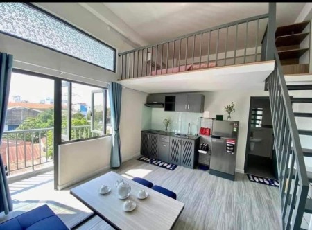 Căn hộ cho thuê giá rẻ gần Ngã Tư Bảy Hiền full nội thất ban công riêng mới xây 100%