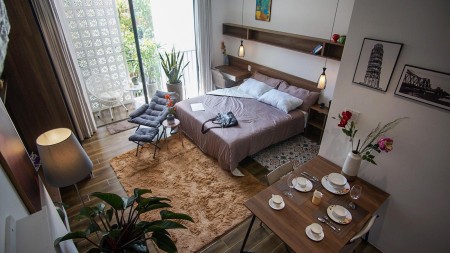 KHAI TRƯƠNG CHDV CAO CẤP FULL NỘI THẤT CÓ BÃI OTO TRONG TOÀ NHÀ