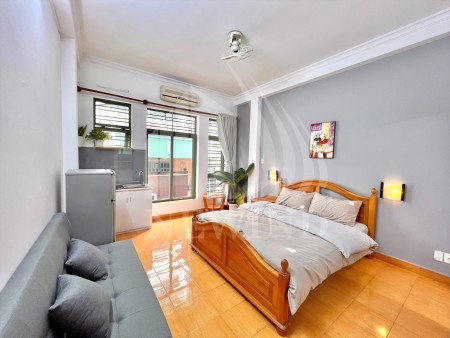 Khai trương CHDV mới 100%, nhiều ưu đãi. Dạng Studio có ban công ngay tại trung tâm Q1