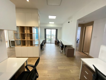 Căn hộ Officetel đập thông cho thuê dt 102m2 full NT VP Sun Avenue