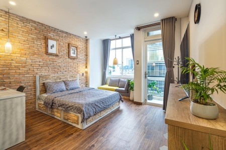 Căn hộ 1 PN - 60m2 - có ban công - bếp lớn