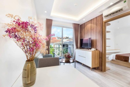 Studio/1pn bancon gần Cresent Mall, SC Vivo, dh TDT Quận 7, 40m2, 1 phòng ngủ, 1 toilet