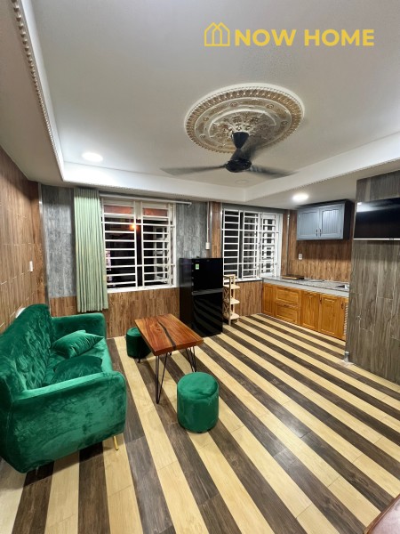 Căn hộ 1PN 2 cửa sổ thoáng, máy giặt riêng tiện lợi