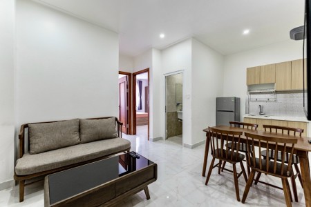 Căn hộ chung cư 2 phòng ngủ y hình, full nội thất, Cửu Long, Tân Bình