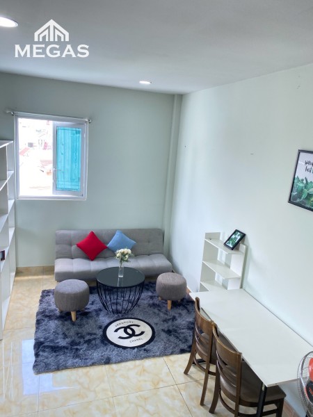 Cho thuê căn hộ full nội thất - Hai cửa sổ, sát chợ Công Thành - đường Nguyễn Thị Định