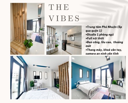 CHDV full nội thất có bancony tại Nhiêu Tứ Phú Nhuận