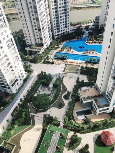 Cho thuê căn hộ 2PN Đảo Kim Cương view nội khu siêu xịn. LH em Kiều 092 423 9630.