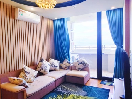 Cho thuê căn hộ 2PN full nội thất tầng cao view biển