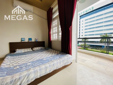 Căn hộ 1 phòng ngủ mặt tiền đường Cộng Hoà full nội thất