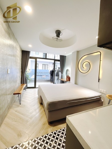 Căn hộ Studio ban công lớn, full nội thất sang xịn, vào ở ngay