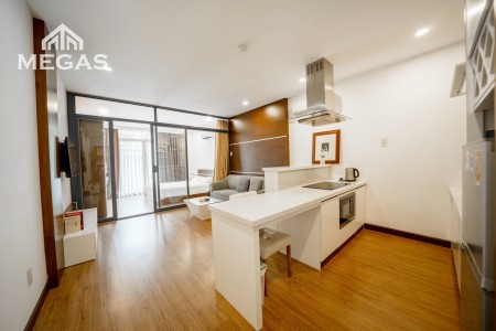 Căn hộ dịch vụ 50m2 bao chi phí, gần chợ Bến Thành Quận 1