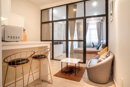 Căn hộ 1PN Studio gần cầu Ông Lãnh, Ngã Năm Cống Quỳnh, công an thành phố, cầu Nguyễn Văn Cừ