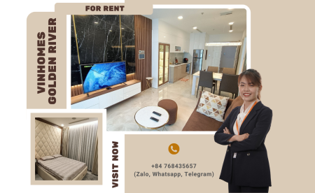 Cho thuê 1PN nội thất đẹp tại Vinhomes Golden River