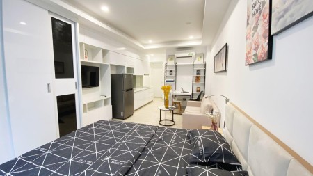 Căn hộ Studio cửa kính đón sáng, hiện đại, dt 35m2, giá 9tr5 tại Nguyễn Thị Minh Khai, ĐaKao, Quận 1