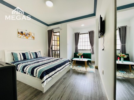 Căn hộ quận 1 - full nội thất, ban công, chỉ từ 7tr2 ngay Công Viên Tao Đàn, dt 28m2, giờ giấc tự do