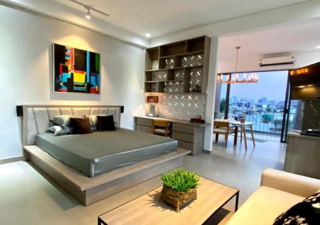 Cho thuê căn hộ Quận 4 siêu sang trọng - view chill chill - giá 15tr - dt 50m2