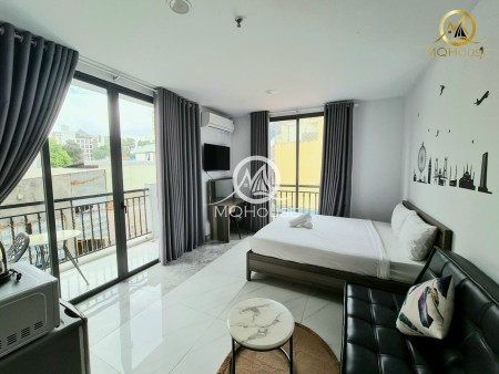 Căn Hộ Full NT - 2 Bancol lớn siêu thoáng ngay Võ Thị Sáu Gần Công viên Lê Văn Tám, chợ Tân Định.