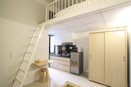 Căn hộ Duplex Ban Công Ánh sáng - full nội thất - giá 7tr - 35m2, 35m2, , 1 toilet