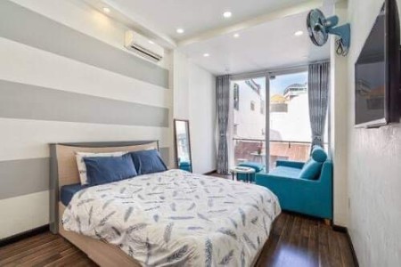 Cho thuê căn hộ dịch vụ quận 1 full nội thất có ban công lớn siêu thoáng