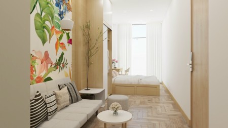 Khai Trương Căn Hộ Cao Cấp Giá Sinh Viên Studio Siêu Đẹp D2 Nguyễn Gia Trí Hutech, 40m2, 1 phòng ngủ, 1 toilet