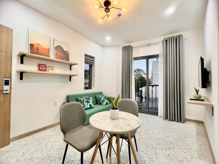 Căn hộ cao cấp 1PN Full nội thất Võ Thị Sáu, quận 3 . Có thang máy, ban công rộng rãi