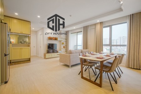 2pn -91m2. Căn hộ tông Vàng bắt mắt, đón nắng sáng cho thuê tại Đảo Kim Cương. Lh Tâm: 0902.0506.43