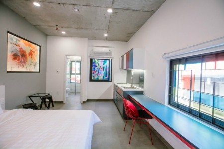 Căn Hộ Studio Nguyễn Thái Bình - Chợ Bến Thành - 35m2 1 pn 1 wc - giá 10tr