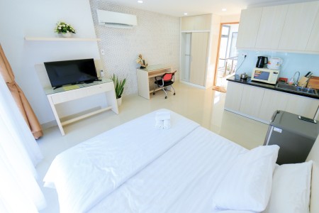 Cho thuê CHDV quận 1 - full nội thất - cửa sổ lớn - an ninh 24/24 - giá 11tr8