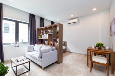 Căn hộ 1 pnr ngay KCX, VinCom, khu KDC Nam Long, Quận 7, giá 8tr5, diện tích rộng 45m2