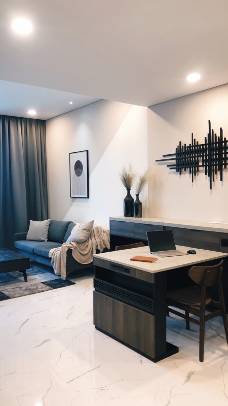 Empire City Q2 cho thuê căn hộ 1 phòng ngủ Đẹp_View Sông, 64m2, 27tr5/tháng