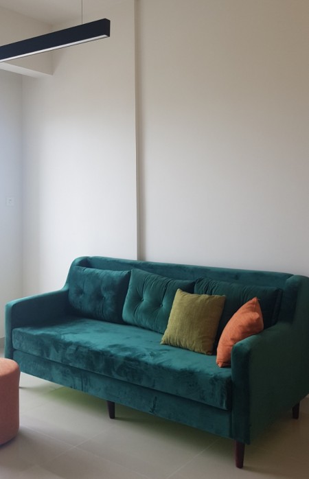 Thiết kế tông màu sắc bắt mắt cho căn hộ 2pn, 1wc, 14.5 triệu, The Sun Avenue, Q2