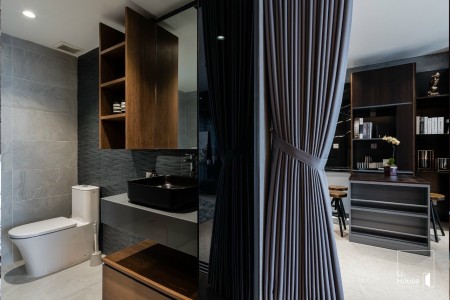 Cho thuê căn 1 pn, full nội thất, giá 15 triệu tại Kingdom 101 - quận 10, 49m2, 1 phòng ngủ, 1 toilet