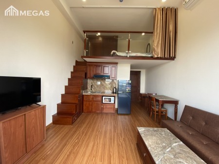 Cho thuê căn hộ thiết kế cổ điển - full nt ban công lớn ngay Trương Văn Bang, Q2, giá 7 triệu