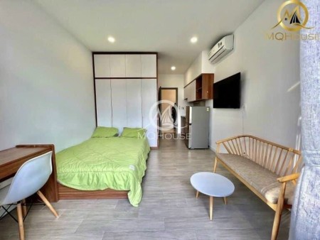 Căn hộ studio full nt có bancol - view thoáng cạnh sân golf HimLam, gần Landmark, giá 8tr5