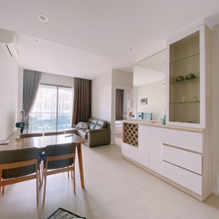 Cho thuê 1PN Đảo Kim Cương view sông Sài Gòn, hướng Đông Nam mát mẻ, giá 16 tr/th