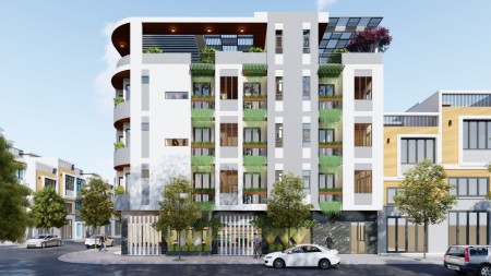 Chính chủ cho thuê căn hộ 1 PN, 2PN đủ nội thất, cửa sổ lớn, an toàn, có thang máy, gần chợ, 50m2, 1 phòng ngủ, 1 toilet