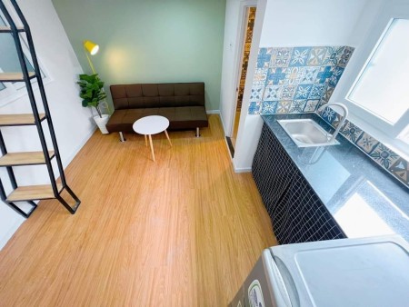 Duplex ở đường Cô Giang Quận 1 chưa đến 6 triệu/tháng, 37m2, 1 phòng ngủ, 1 toilet