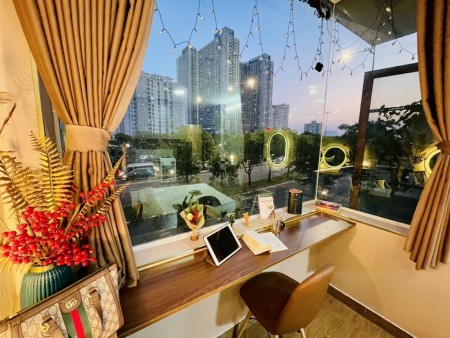 Cho thuê căn hộ Studio ban công lớn ngay mặt tiền đường Võ Văn Kiệt - Võ Văn Kiệt, P.Cầu Kho, Quận 1