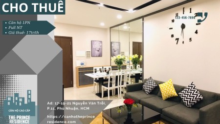 Nhà đẹp cho thuê rẻ, 15tr-full NT-The Prince Residence, Phú Nhuận