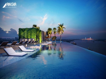 Cho thuê căn hộ Sky89 2 pn view sông 72m2 giá cực tốt