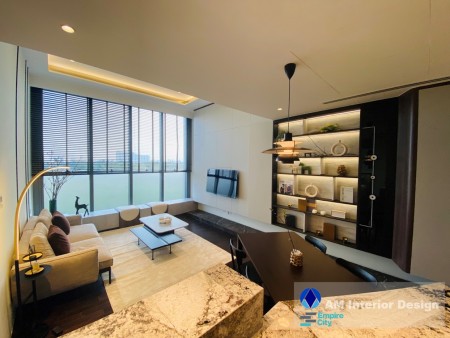 Chung cư cao cấp Quận 2 Empire City 2 phòng ngủ, 2WC đủ nội thất dt 90m2 giá 42tr