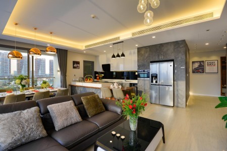 Cho thuê căn 3PN Đảo Kim Cương - nội thất sang trọng view sông SG - giá chỉ 45 triệu/tháng