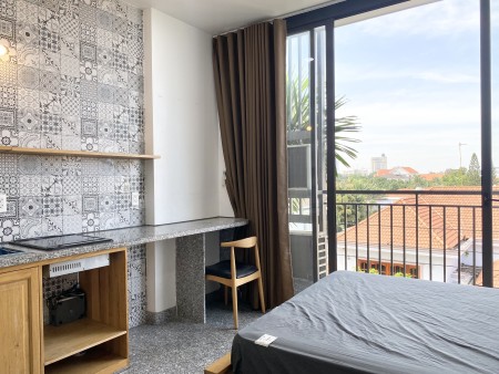 Siêu phẩm studio ban công, máy giặt riêng full nội thất ngay thảo điền Q2