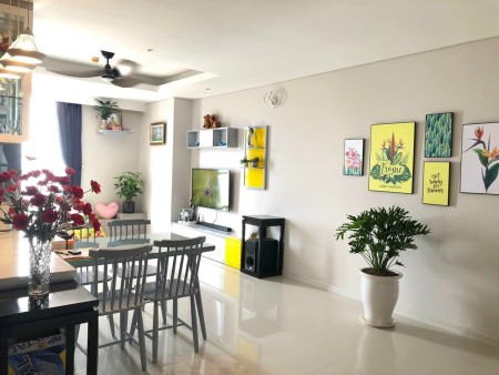 Cho thuê căn hộ LỮ GIA PLAZA 98m2, 3PN, 2WC, Full Nội Thất, Căn Góc. Giá Thật: 15 tr/th