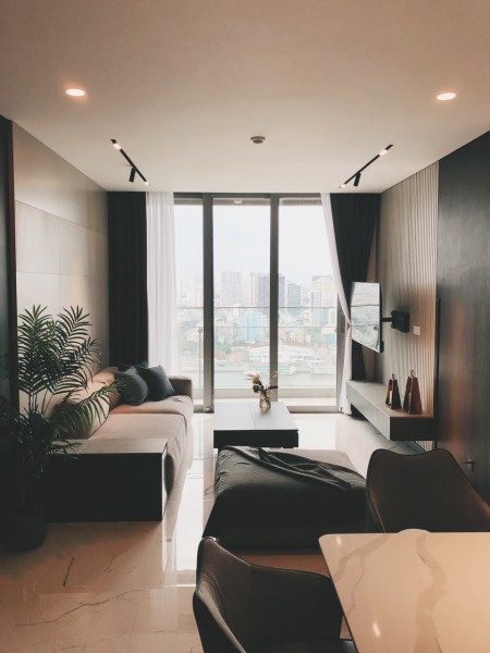 Empire City 2 phòng ngủ - 2wc – đủ nội thất – tầng cao view sông + pháo hoa đẹp 2600USD