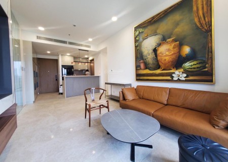 The River Thủ Thiêm cho thuê 2PN full nội thất 84m2 giá thuê 40tr/th, bao phí quản lí