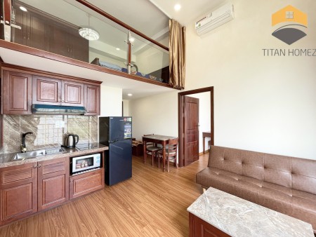 Duplex 1pn - 2 pn full nội thất - Ban công - Máy giặt riêng - Thạnh Mỹ Lợi - Quận 2