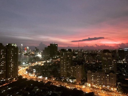 Cho thuê gấp 1PN Vinhomes central park đầy đủ nội thất giá 17tr