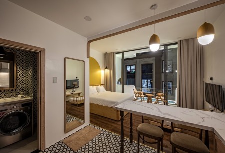 Căn hộ luxury có ban công ngay sân bay chỉ tính điện